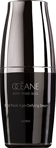 OCEANE Beauty Black Pearl Anti-Aging Serum, Age-Defying Serum w Nourishing Blend of Genuine Pearl Powder and Marine Plant Stem Cells, Strong Anti Wrinkle Product OC20