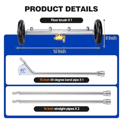 Dual-Function Undercarriage Pressure Washer Attachment