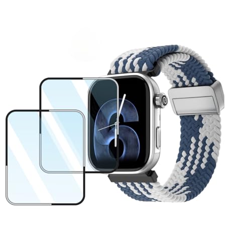 Image of Smartwatch Screen protector /screen guard compatible for noise pro 6 smartwatch (1.85 inch) /Anti scratch /clear & anti-shock (pack of 3)