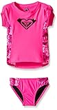 Roxy Little Girls' Girl Pop Logo Rashguard Set