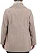 London Fog Women's Double Breasted Peacoat with Scarf, Taupe Heather, Large