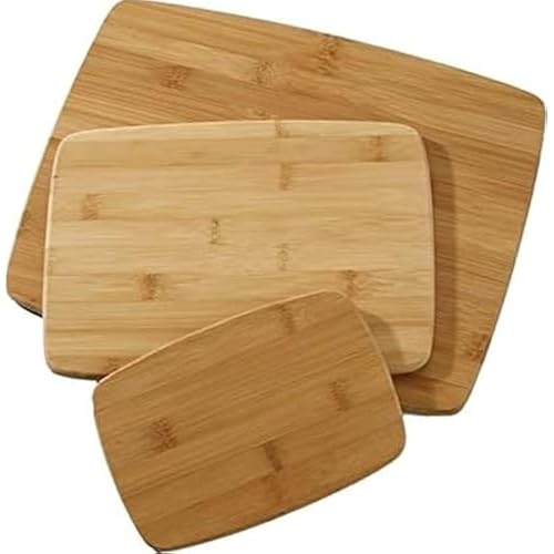 Farberware Bamboo Cutting Board Set of 3, Reversible, 3 Sizes