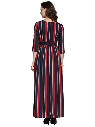 Image of pluss Women's Polyester Classic Maxi Casual Dress