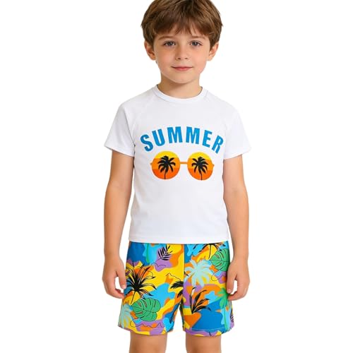 Maillot de bain bébé garçon à manches longues pour une protection à la plage