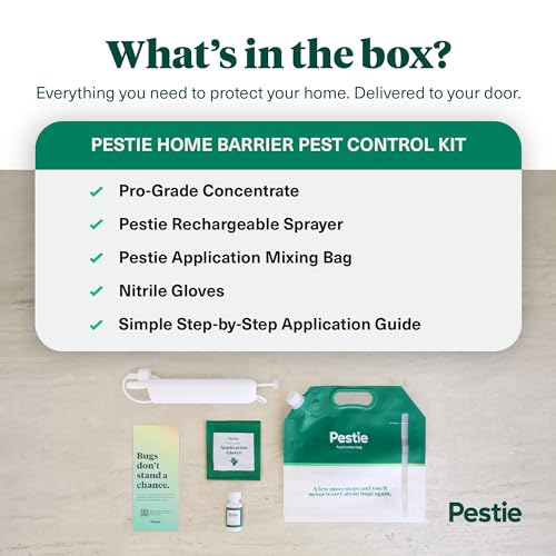 Pestie Home Barrier Pest Control Kit, Expert Pest Control for Your Home, Fast-Acting, Long-Lasting Insect Killer, Professional Spray Protects Against Common Pests - Image 4