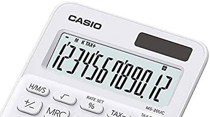 Casio Colorful 12digits Ms uc We White Mini Desk Calculator Amazon Sg Office Products Casio Colorful 12digits Ms uc We White Mini Desk Calculator Amazon Sg Office Products