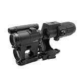 puntatore rosso con supporto G33 FTC Combinazione altezza linea centrale ottica da 2,26 pollici, puntatore riflettore ottico olografico (Red Dot Sight With G33 2.26" Black COMBO)