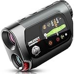 MILESEEY GenePro G1 Touchscreen & GPS Rangefinder with Slope - 43000+ Preloaded Courses, 1300 Yards Laser Range Finder Golf with Red & Green Display, 0.1s Flag Pole Locking Vibration, 6X Magnification