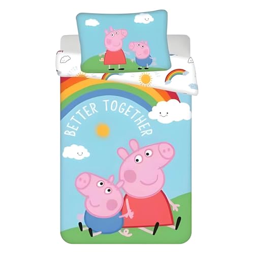 Spannende Peppa Wutz Bettwãsche 100x135 Bild
