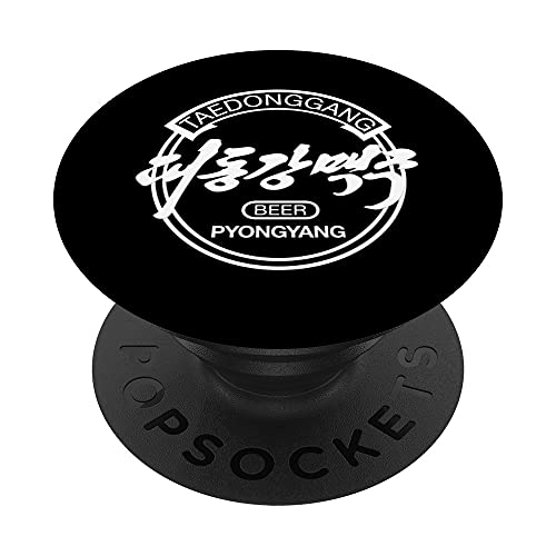 COREA DEL NORD BIRRA Taedonggang Pyongyang Kim Jong Un Bevitore PopSockets PopGrip Intercambiabile