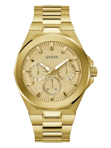 Guess Reloj de Cuarzo para Hombre con Esfera múltiple y Correa de Acero Inoxidable GW0798G2