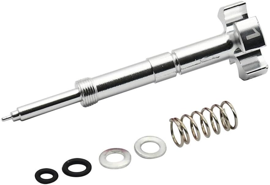 Air Fuel Mixture Adjustment Screw Compatible with CRF YZF WR WRF KLX KX RMZ 250 450 525 FCR Carburetor(Silvery)
