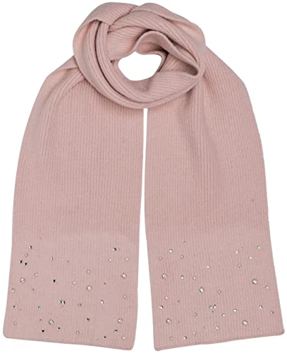 Écharpe pour femme ornée de rubis Boardmans accessoire chic rose