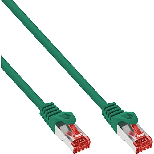 InLine 76105G S/FTP Cat6 Ethernet Patch Cable 250 MHz PVC CCA - Green