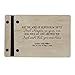 LifeSong Milestones Engraved Personalized Solid Maple Wood Memorial Sympathy Ceremony Guest Book for Funeral Service - Loss of Loved One Celebration of Life 9.5