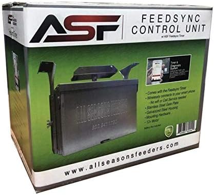 ASF All Seasons Feeders - FeedSync Spin Feeder Control Unit - Troubleshoot, Set Feed Times & Control Your Feeder Using The FeedSync App