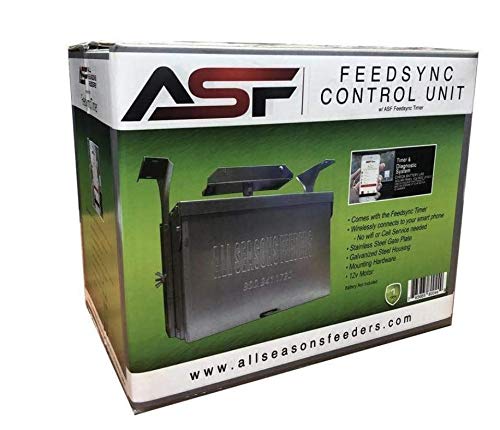 ASF All Seasons Feeders - FeedSync Spin Feeder Control Unit - Troubleshoot, Set Feed Times & Control Your Feeder Using The FeedSync App