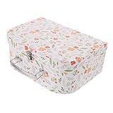 Sewroro Tragbare Aufbewahrungsbox mit Griff Mini Aufräumkoffer für Kinderzimmer Organizer für Stifte und Haushaltskleinteile Kompakt und Praktisch