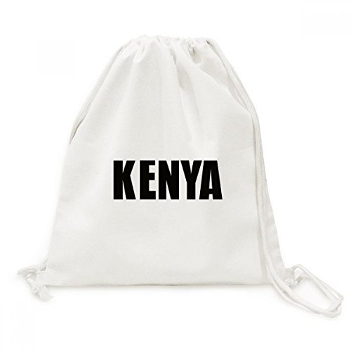 Sac de voyage en toile noire robuste avec motif Kenya élégant