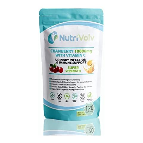Nutrivolv Cranberry 10000mg with Vitamin C Cover