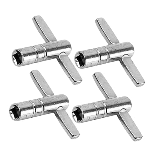 ERINGOGO 4pcs T-shaped Drum Key for Drummer Metal Drum Set Keys Tool Durable Compact