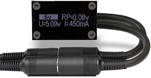 C64 FDD Dual PSU Tester - Commodore 64 + FDD 1541-II Power Supply Tester, Measures Voltages, Currents, Ripple, OLED Digital Display