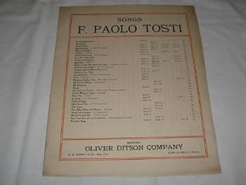 Paperback GOODBYE PAOLO TOSTI 1905 SHEET MUSIC FOLDER 502 SHEET MUSIC Book