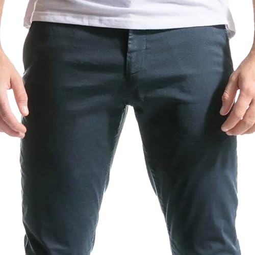 Men's Straight Leg Solid Business Pants Comfort Casual Lightweight Trouser Slim Fit Twill Outdoor Pants2
