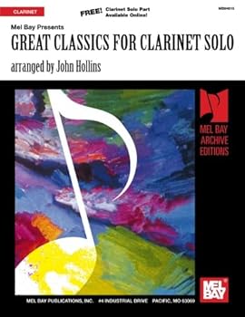 Paperback Great Classics for Clarinet Solo Book