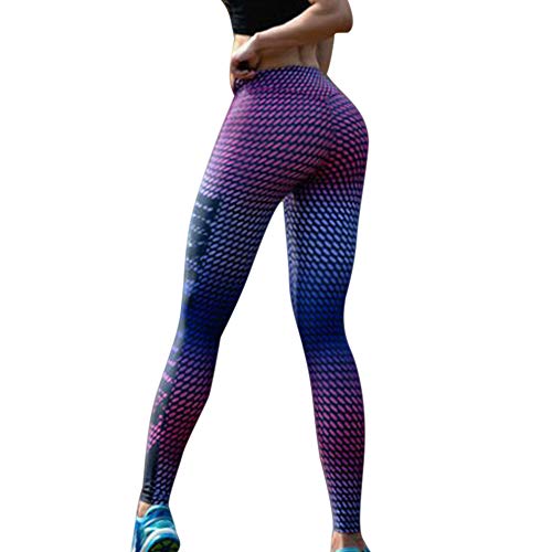 MAyouth Frauen Anti-Cellulite Hohe Taille Bauch Kontrolle Kompression Schlank Fitness Leggings Gym Laufen Yoga Sport Hosen Cover