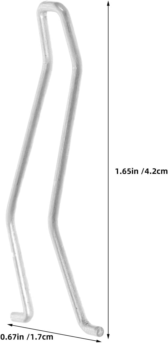 10pcs Stainless Steel Nail Clipper Spring, Universal Ingrown Toenail Clipper Replacement Torsion Spring, Heavy Duty Repair Part for Pedicure Care Tool
