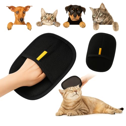 Electrostatic Pet Hair Removal Glove and Grooming Gloves | Ultimate