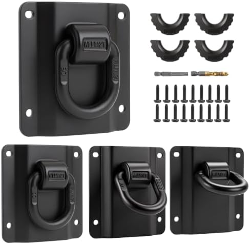 4 Pack Heavy Duty Tie Down Anchors Truck Bed Tie Downs Car Access...