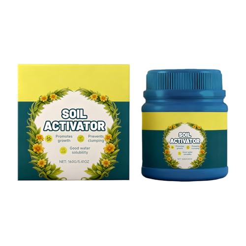 Attivatore del suolo | Nutrienti attivatori di radici da 160 g | Fertilizzante da giardino per piante da interno ed esterno | Stimolatore delle radici per prato fiori ortaggi | Migliora la qualità del