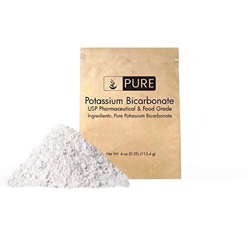 Potassium Bicarbonate (4 oz.) by Pure Organic Ingredients, Eco-Friendly Packaging, Natural, Highest Purity, Food Grade