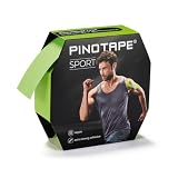 Pinotape Sport Kinesiologie Tape | Profigröße = 31 Meter x 5 cm | Wasserfestes Kinesiotape | Extra Stark | Hochwertiges, Elastisches Therapieband für Sport und Therapie | Grün/Lime