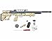 Hatsan BullBoss QE Limited Edition .25 Cal 1000 FPS 49 FPE PCP Digital Tan Camo Air Rifle with Wearable4U Paper Targets and 150x .25cal Pellets Bundle