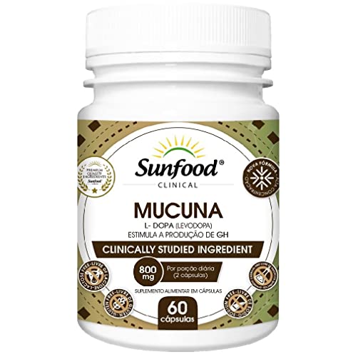 MUCUNA 800MG 60 CAPSULAS SUNFOOD CLINICAL