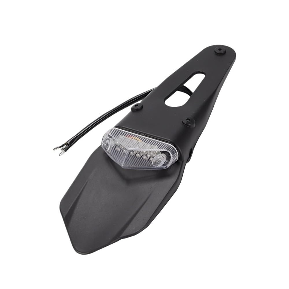 Plaque d'immatriculation pour trail avec feu arrière LED intégré 12V - 7