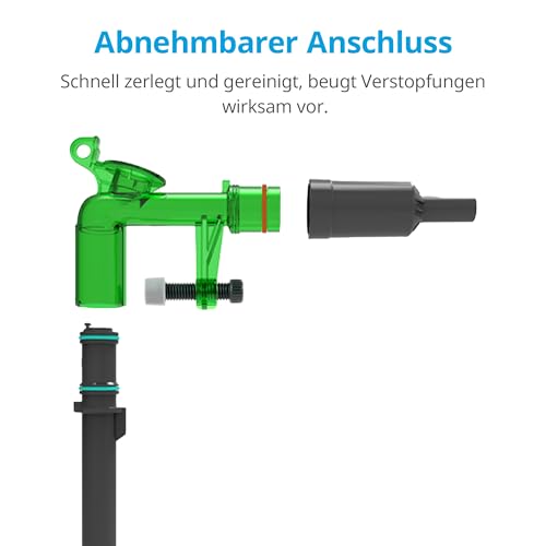 NICREW Aquarium Wasserwechsler, Kiesreiniger für Aquarium Wasserwechsel und Reinigung, Handbetriebener Sauger Bodenreiniger Aquarium Reiniger