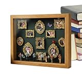 Mini marco de fotos del museo - Figuras iluminadas DIY Recordatorio Decoración, de exhibición de recuerdo familiar con marco y marco - Para Parejas Cabello Familia Y Amigos