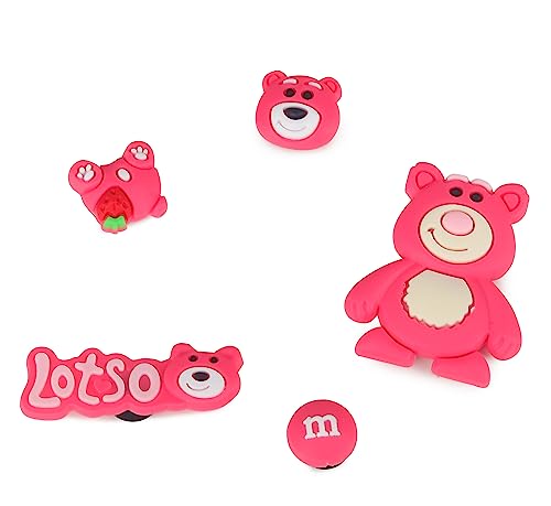 Image of CASSIEY Polyvinyl Chloride Shoe Charms Clog Pack of 2 Pcs Different Characters for Decorating Clogs Shoes