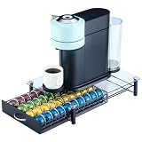 Flagship Cajón para cápsulas de café Nespresso Vertuo, soporte para cápsulas