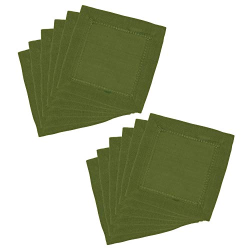 Servilletas de Tela Cuadradas 6" Pack x12 Kiwi miniatura 2