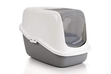 Savic Nestor Cat Toilet, Cold Grey