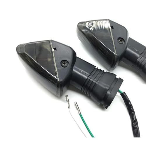 Indicador Cambio Dirección Luz Intermitente Indicadora De Giro para Motocicleta para Kawasaki para Ninja 1000 650R para Z750 para Z1000 Lámpara Trasera De Señalización Señal Giro(Fumar)