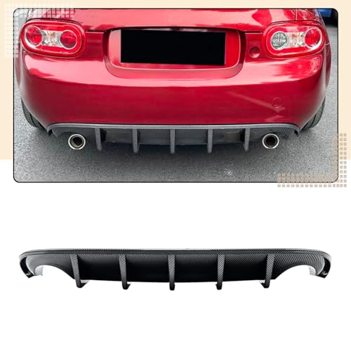 Difusor trasero con divisor y protector de spoiler para parachoques Mazda MX5 NC 2