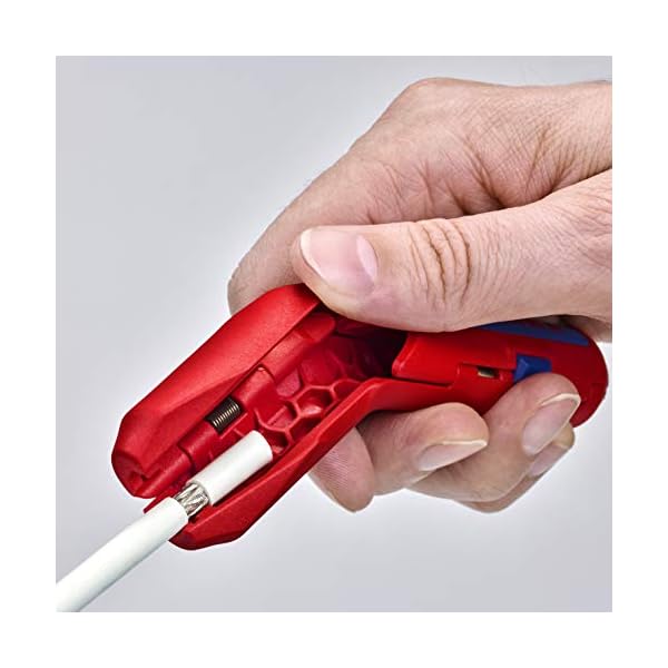 Knipex ErgoStrip (135 mm) 16 95 01 SB (Produkt auf SB-Karte/im Blister) & Electronic Super Knips (125 mm) 78 61 125 – Bild 11