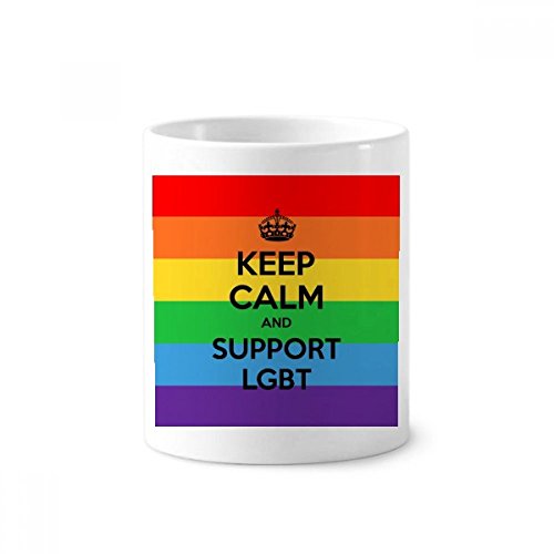 Porte-stylo LGBT et mug céramique blanc pour éliminer le désordre sur votre bureau