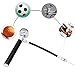 Bike Pump, Cycling Pump Portable Bike Ball Pump Bike Pump Inflator with Mount for Bike Football and Basketball (Black)